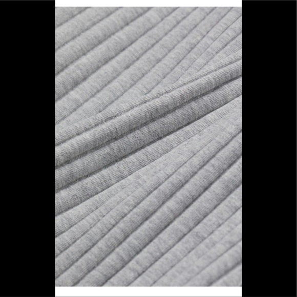 H&M RIBBED ZIPPERED COLLAR DRESS | size: XL - Picture 5 of 5